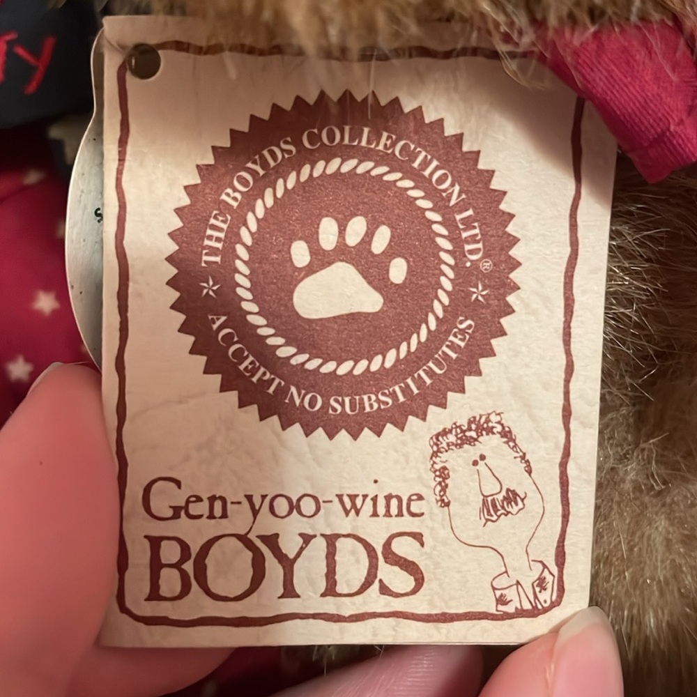 Boyd’s Bears T.J.s Best Dressed Collection Starr B. Bearyproud W/Sparkle - Picture 10 of 12